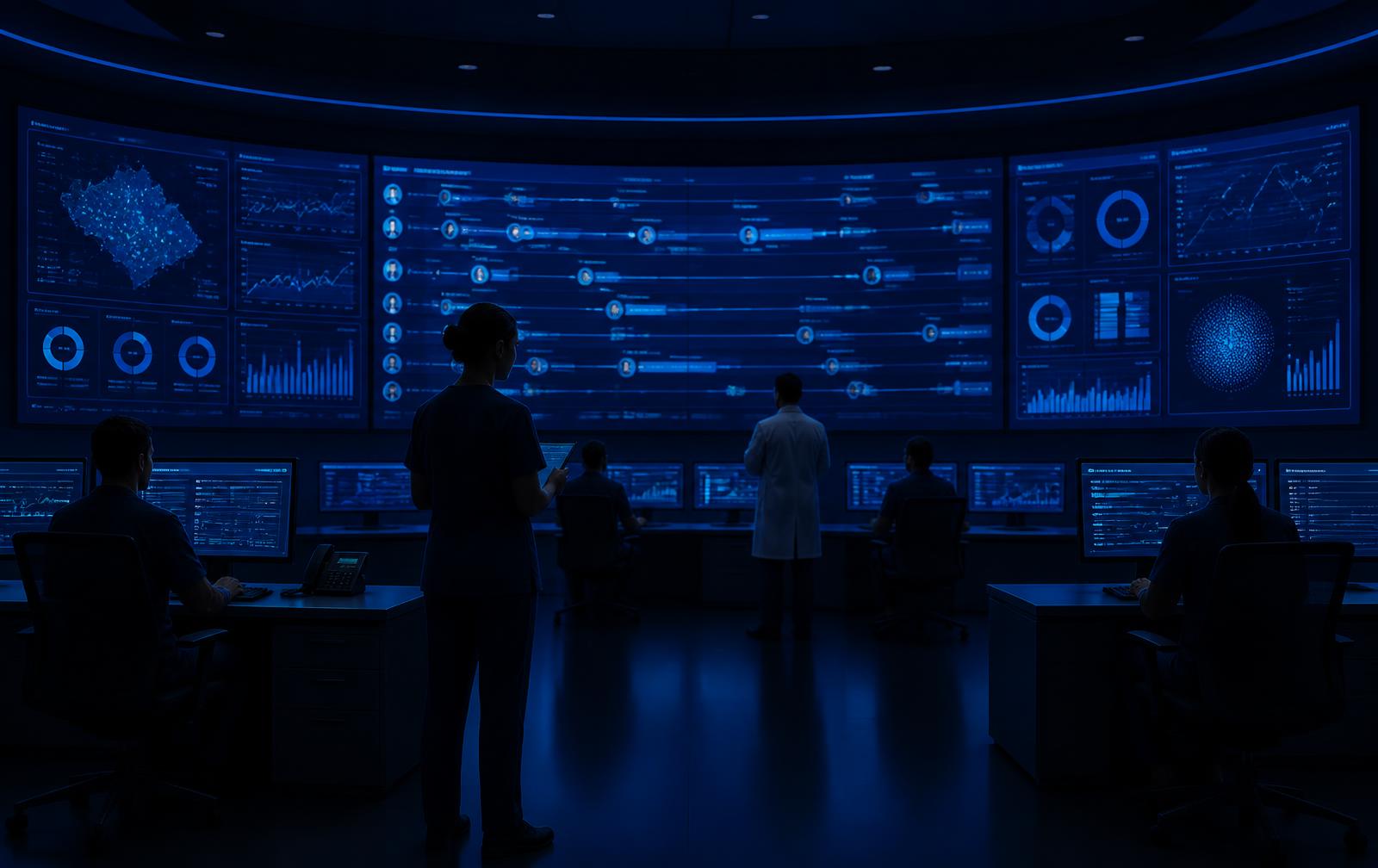 AOR ONE clinical command center with care continuity dashboards
